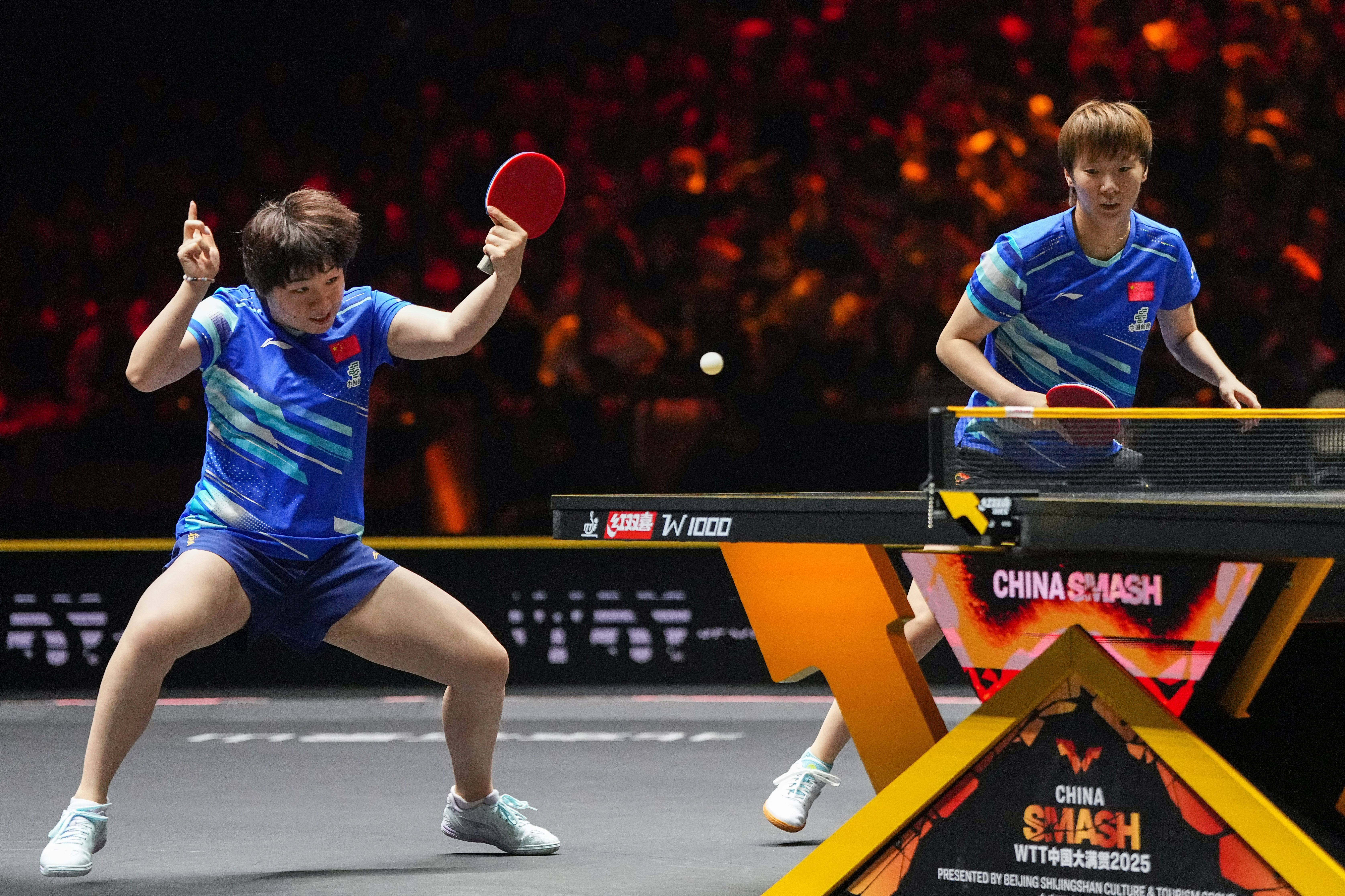 麻将糊了-(体育)乒乓球——WTT中(zhōng)国大(dà)满贯赛:蒯曼(màn)/王(wáng)曼(màn)昱(yù)晋级女双决赛