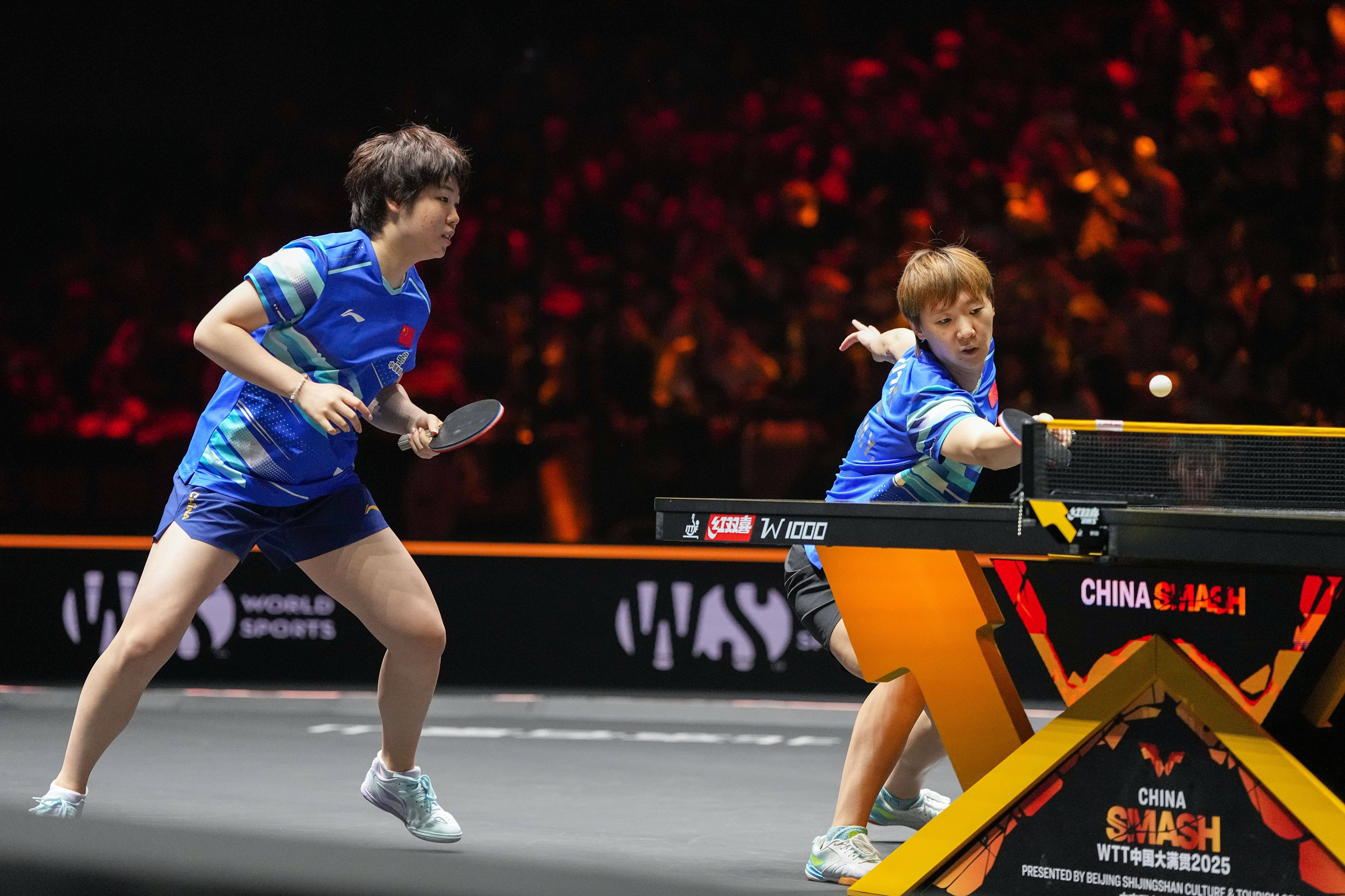 麻将糊了-(体育)乒乓球——WTT中(zhōng)国大(dà)满贯赛:蒯曼(màn)/王(wáng)曼(màn)昱(yù)晋级女双决赛